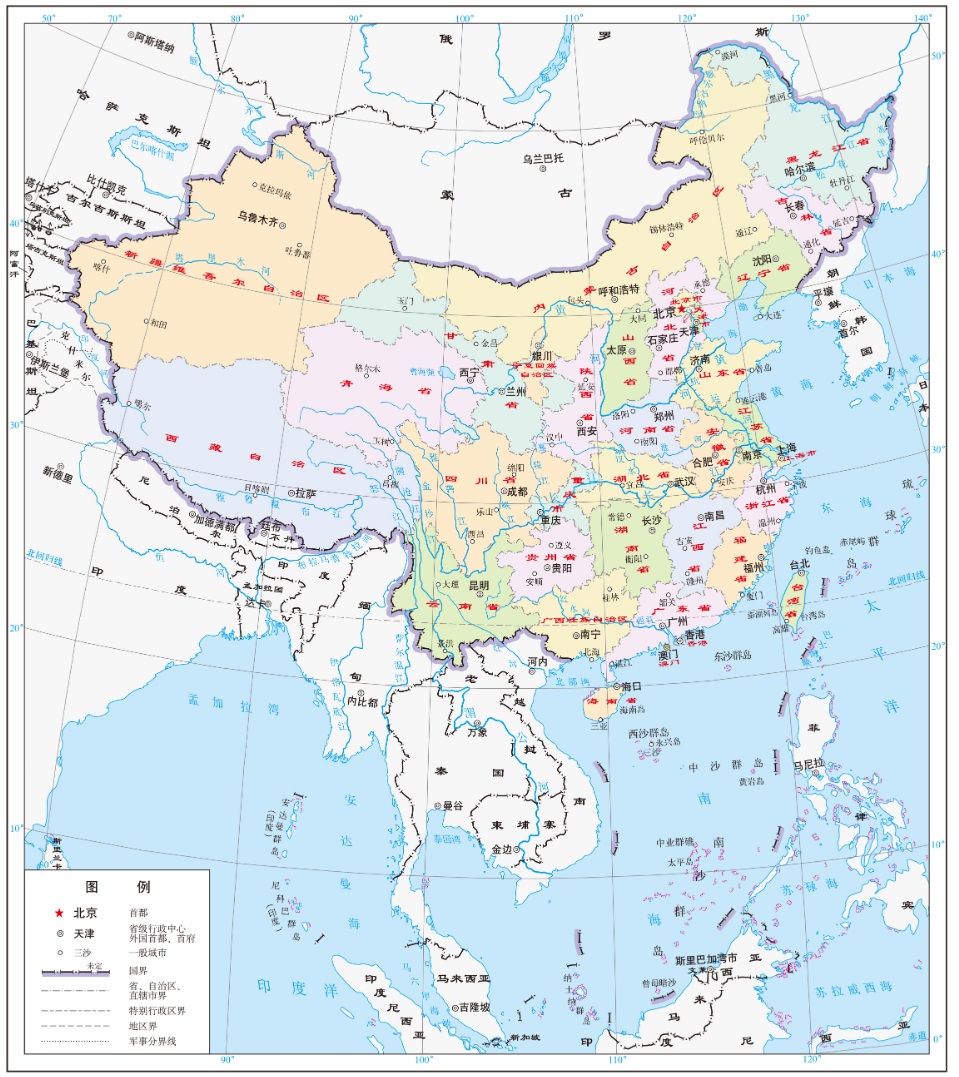 中國地圖